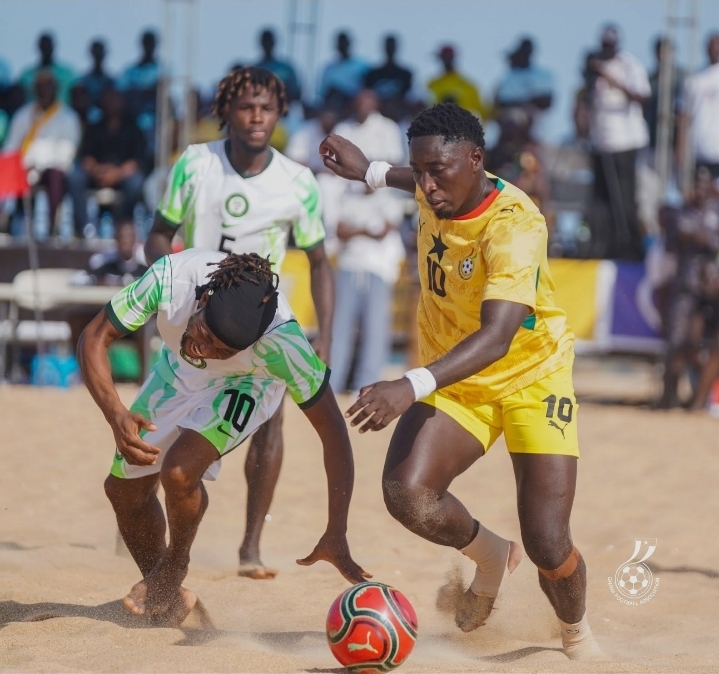 Black Sharks qualify for 2026 Beach Soccer AFCON after beating Nigeria 7-4